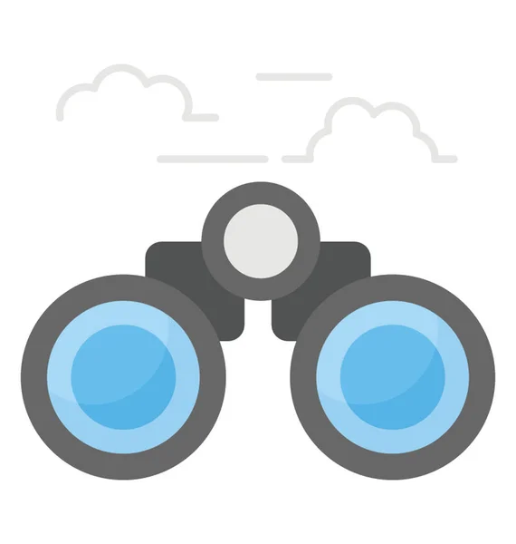 Binocular Colored Vector Illustration Stock Vector Image By C Creativestall