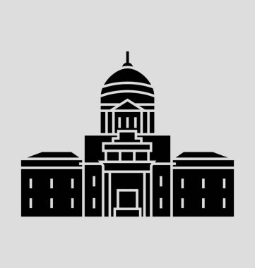 Montana çizgi vektör çizim