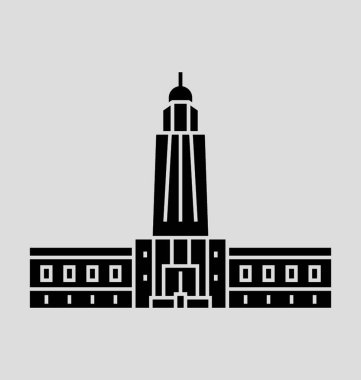 Nebraska çizgi vektör çizim