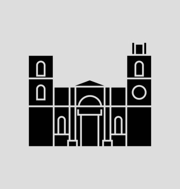 Valletta çizgi vektör çizim