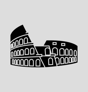 Roma çizgi vektör çizim