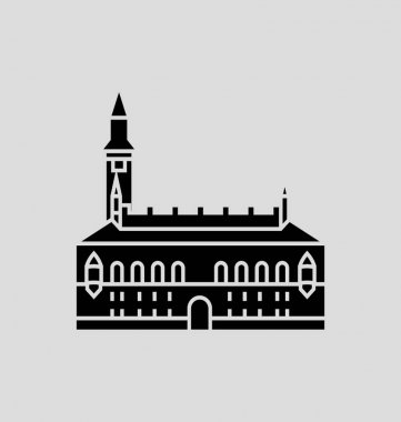 Copenhagen çizgi vektör çizim