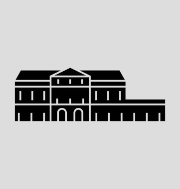 Paramaribo çizgi vektör çizim