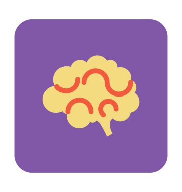 İnsan beyin vektör simgesi