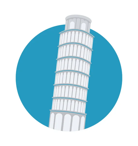 Pisa Torre Vector Ilustración — Vector de stock