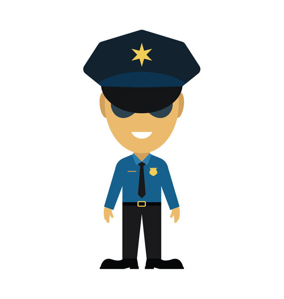 Police Officer Vector Illustration