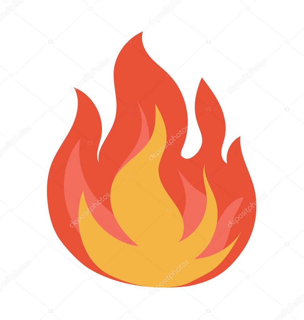 Fire Flame Vector Illustration