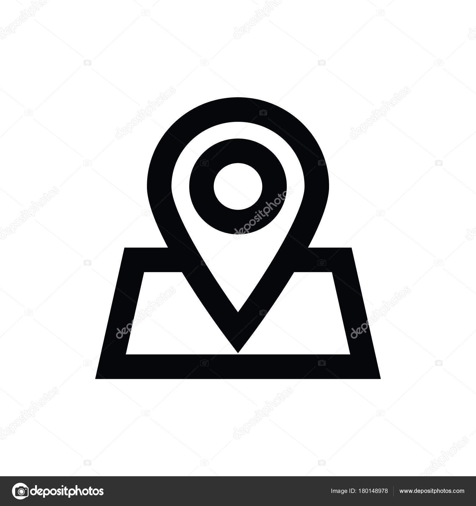 Map Pin Vector Icon Stock Vector C Creativestall 180148978
