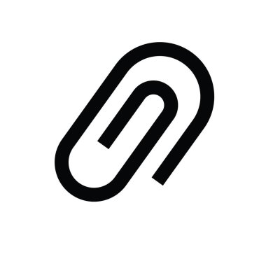 kağıt ataç vektör simgesi