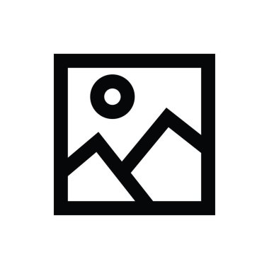 Yatay çizgi vektör simgesi