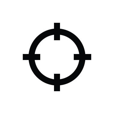 Hedef satır vektör simgesi