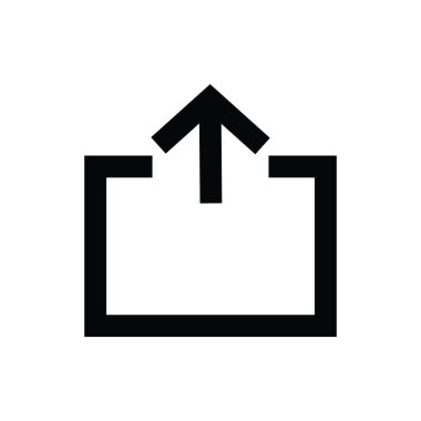 Satırı vektör simgesi yükleme