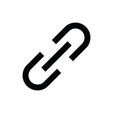 Zincir satırı vektör simgesi