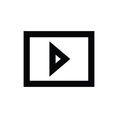 Ortam çizgi vektör simgesi