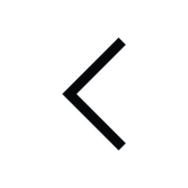 Sol Ok Vektör Simgesi