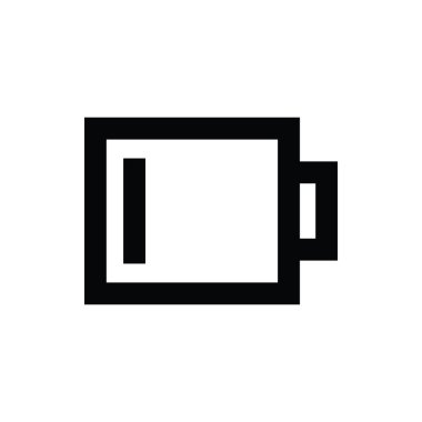  Düşük pil vektör simgesi