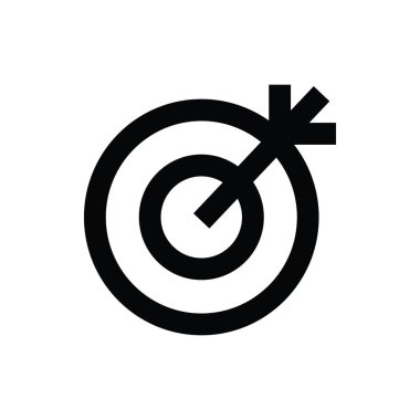 Hedef satır vektör simgesi