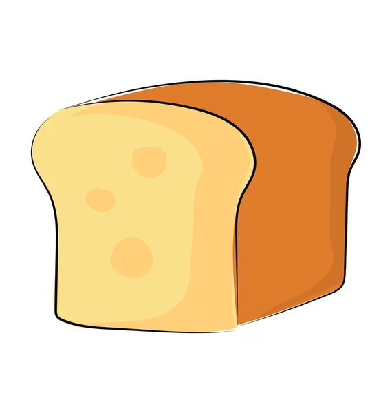 Chleb Ręcznie Rysowane Ikony Wektor — Wektor stockowy