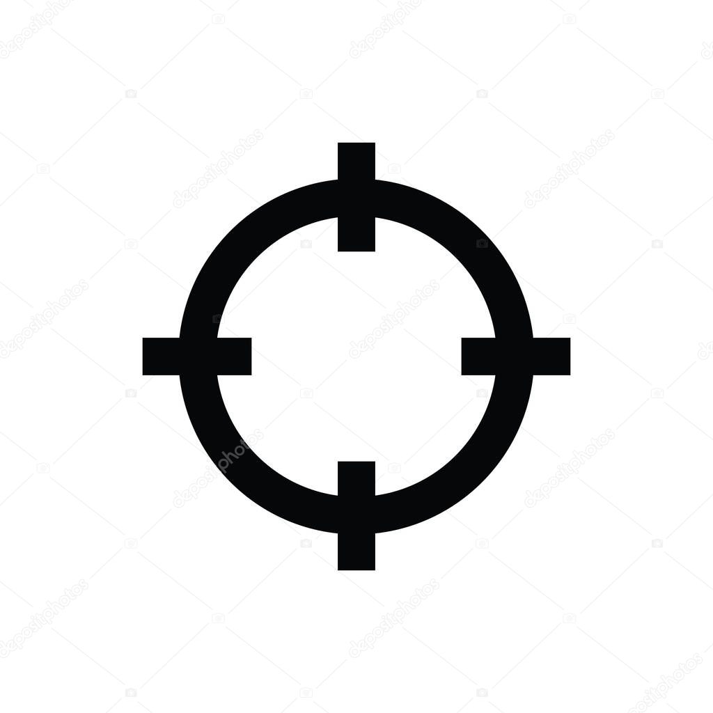 Target Line Vector Icon