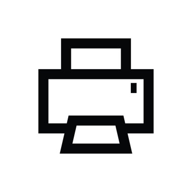 yazıcı satırı vektör simgesi