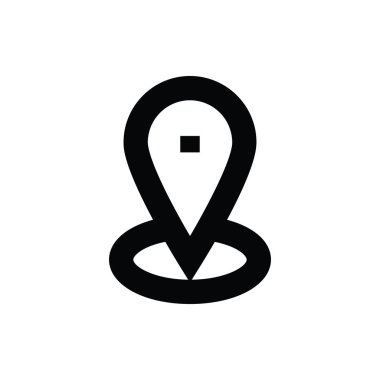 harita pin vektör simgesi