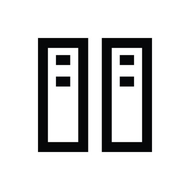 hoparlör çizgisi vektör simgesi