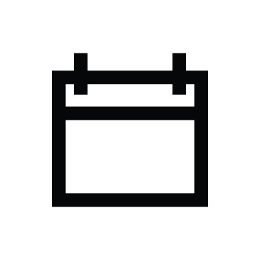 takvim çizgisi vektör simgesi