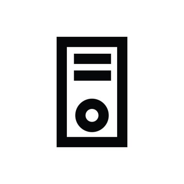 Woofer satırı vektör simgesi