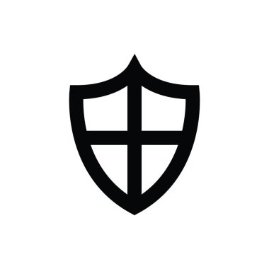 Güvenlik kalkanı vektör simgesi