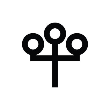 Sokak ışıkları vektör simgesi