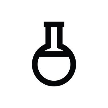 Erlenmeyer şişesi vektör simgesi