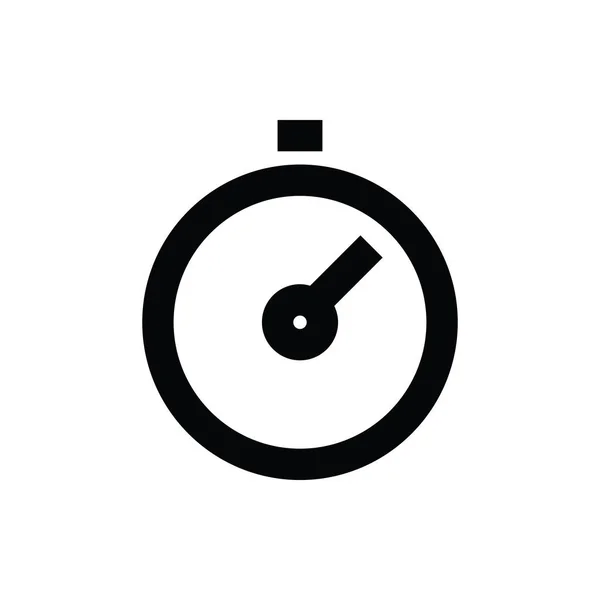 Σταματήσει Ρολόι Εικονίδιο Του Φορέα — Διανυσματικό Αρχείο