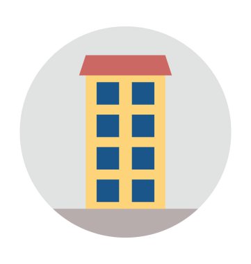 Depolama düz vektör simgesi