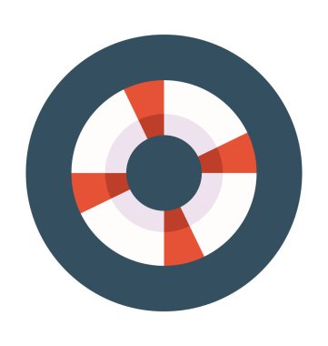 Çamaşırhane düz vektör simgesi 