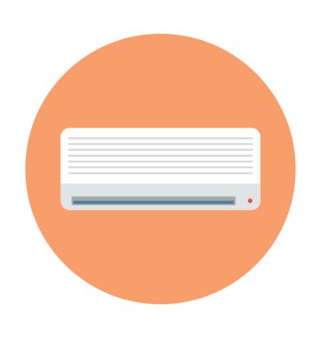 Hava durumu düz vektör simgesi  