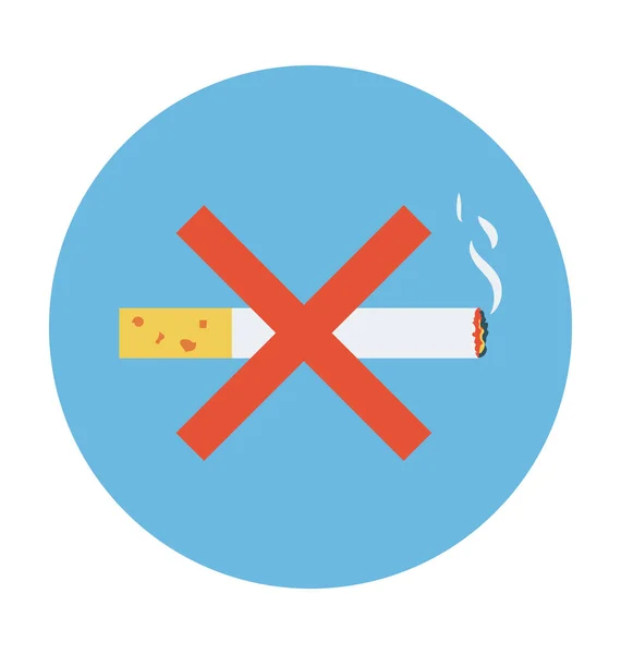 Cigaretta Lapos Vector Icon — Stock Vector