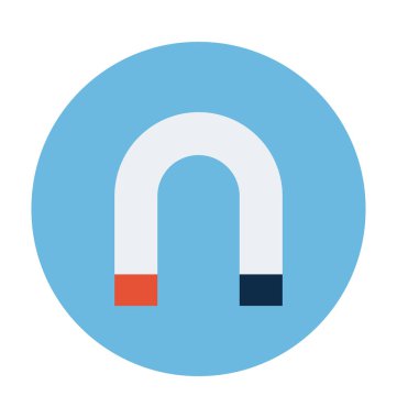 At nalı düz vektör simgesi 