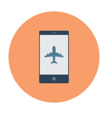 iletişim düz vektör simgesi 