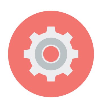 Bagaj düz vektör simgesi 