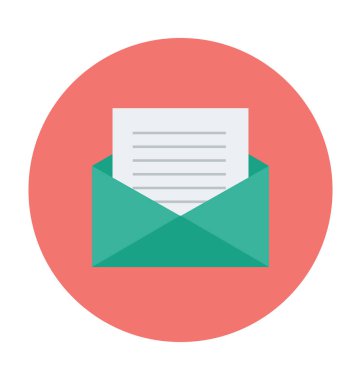 harf düz vektör simgesi 