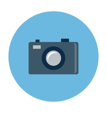 Fotoğraf düz vektör simge al