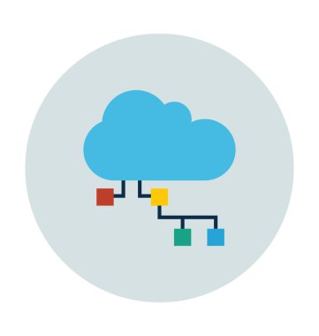 Internet sörf düz vektör simgesi