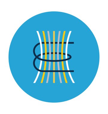 Soğutma düz vektör simgesi 