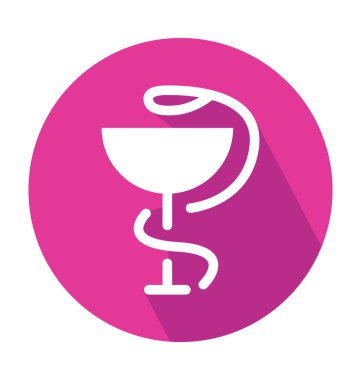 Sağlık düz vektör simgesi 