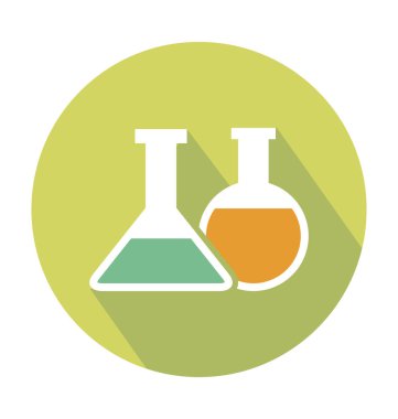 Şişeler düz vektör simgesi 