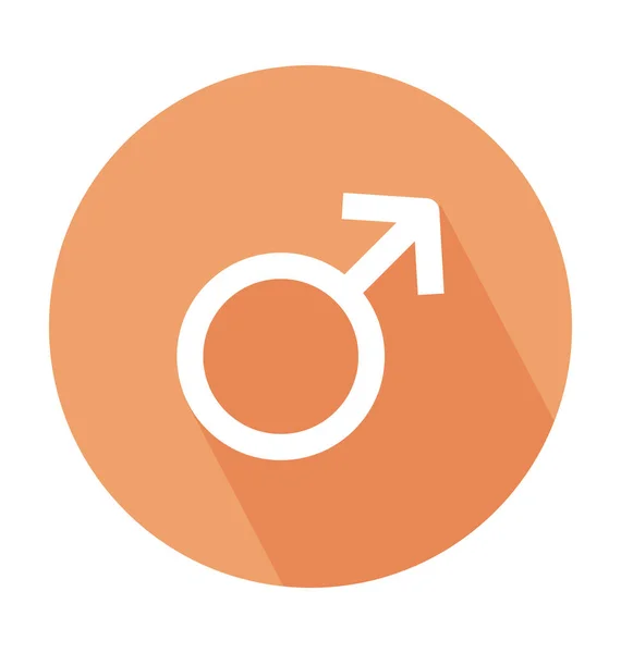 Gender Flat Vector Icon — Stock Vector