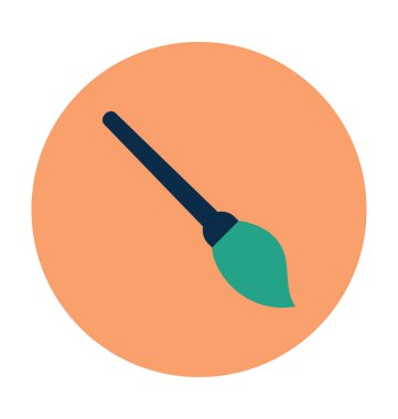 Sanat düz vektör simgesi 