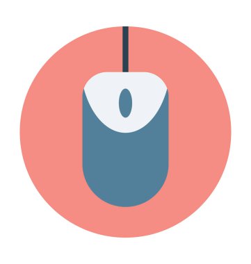 fare düz vektör simgesi 