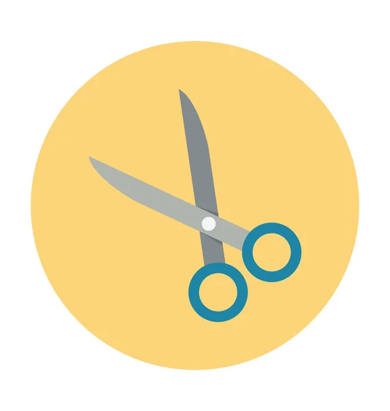 Snip Flat Vector Ícone —  Vetores de Stock