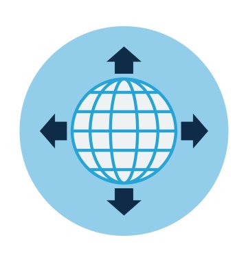 Düz vektör simge yayın 